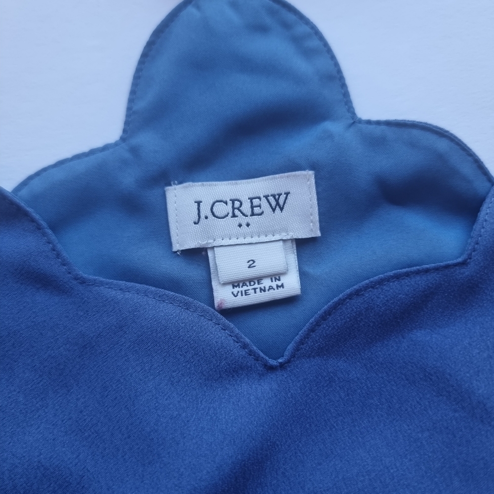 Blue top size 2 by J crew
